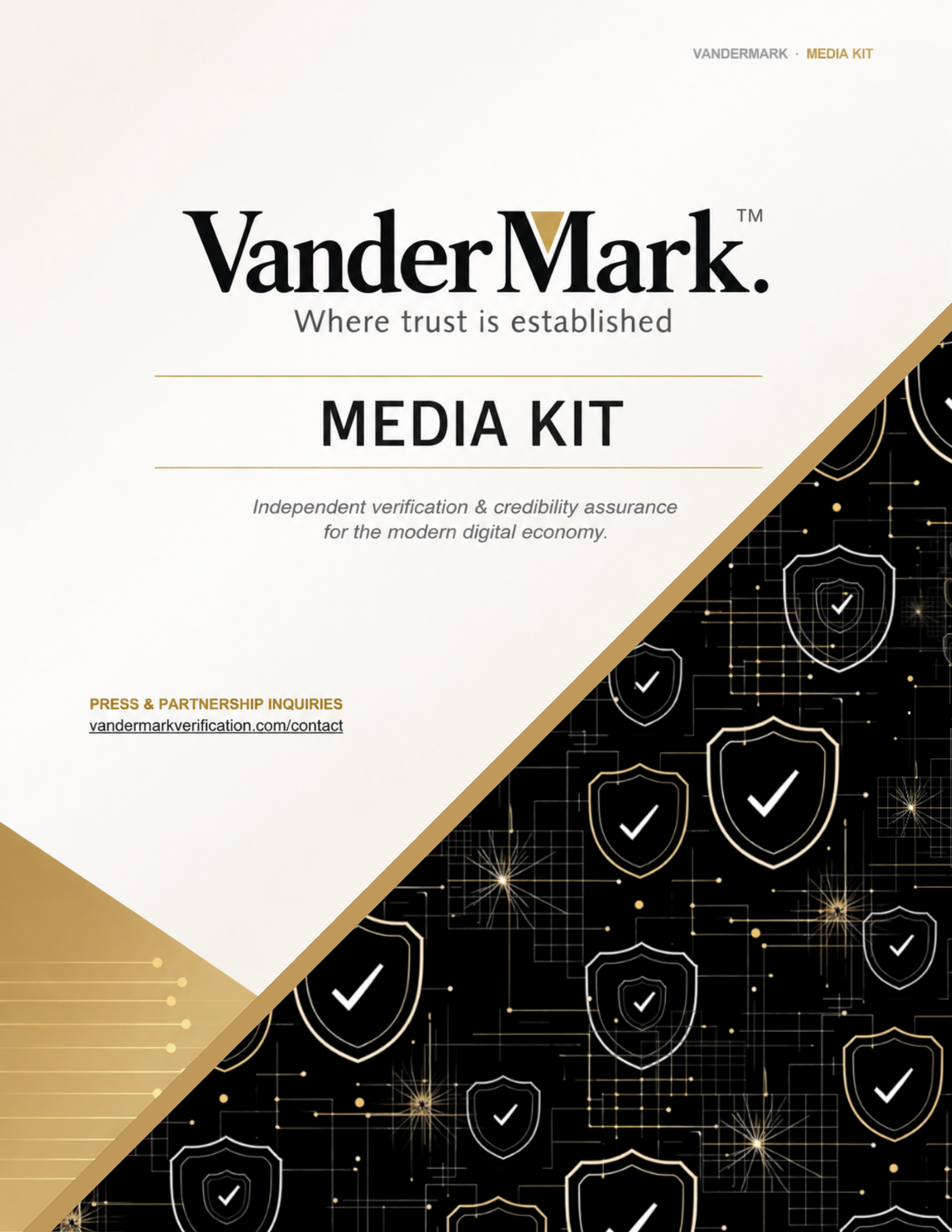 VanderMark Media Kit Cover June 2026 VanderMark Media Kit - Cover