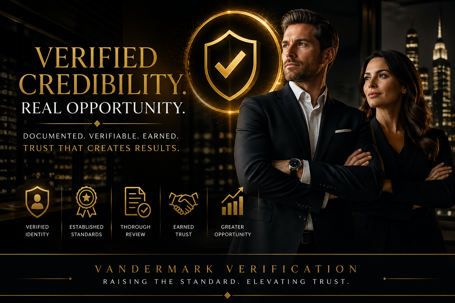 Click to check your eligibility for VanderMark Verification.